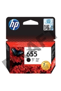 Картридж струйный HP 655 CZ109AE черный для HP DJ IA 3525/4615/4625/5525/6525 (550стр.)