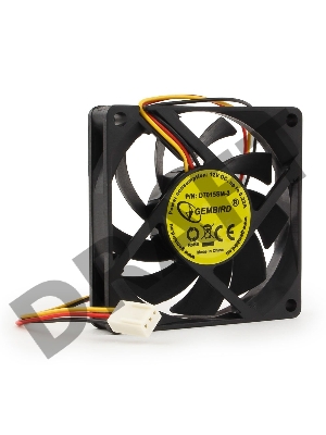 Вентилятор Gembird, 70x70x15, втулка, 3 pin, провод 25 см