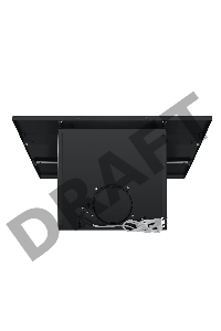 Вытяжка каминная Maunfeld BRIDGE 60 черный управление: кнопочное (1 мотор)