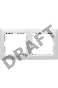 Рамка Valena-рамка *2 бел./кристалл