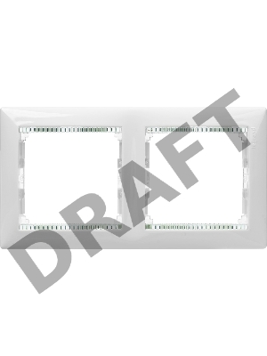 Рамка Valena-рамка *2 бел./кристалл