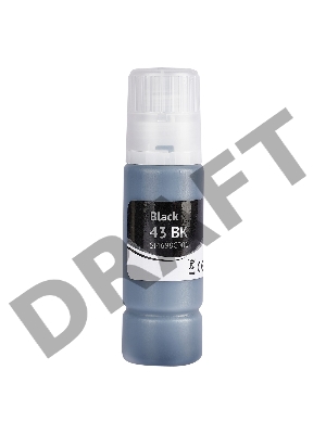 Струйный картридж Sakura 4698C001 (43 BK) для Canon, черный, 60 мл., 3800 к.