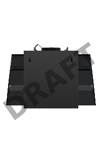 Вытяжка каминная Maunfeld BRIDGE 60 черный управление: кнопочное (1 мотор)