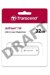 Флеш Диск Transcend 32Gb Jetflash 730 TS32GJF730 USB3.0 белый