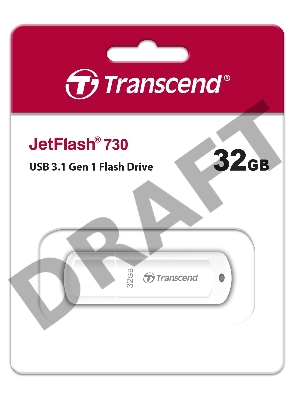 Флеш Диск Transcend 32Gb Jetflash 730 TS32GJF730 USB3.0 белый