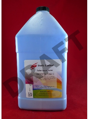 Тонер для принтера Static Control Oki C3300N/5500 OKIUNIV-1KG-C голубой (флакон 1000гр)
