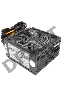 Блок питания CROWN CM-PS650W PLUS (ATX 650W, 20+4in 450mm, 140mm red LED FAN, SATA*4, IDE*4, FDD*1, 4+4pin, 6+2pin PCI-E*1)