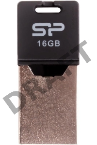 Флеш Диск Silicon Power 16Gb Mobile X20 USB2.0 серебристый