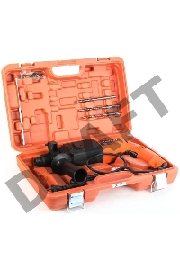 Перфоратор PATRIOT RH240 140301300 {SDS+, мощн. 790 Вт, 4 режима работы, макс.диаметр 24мм, в пласт.кейсе, набор буров, глубиномер}