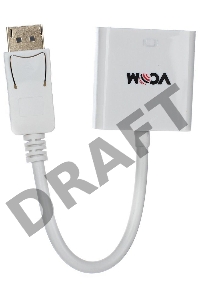 Кабель-переходник VCOM DisplayPort M-> DVI F  0.15м <CG602> 