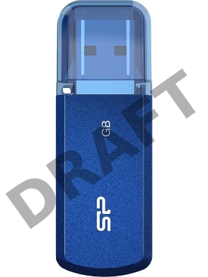 Флеш Диск Silicon Power 64Gb Power Helios 202 SP064GBUF3202V1B USB3.0 синий