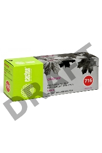 Тонер Картридж Cactus CS-C716M пурпурный для Canon LBP-5050 5050N (1500стр.)