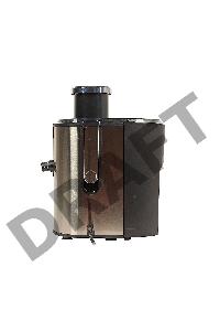 Соковыжималка BBK JC060-H02 600Вт, 2 скорости, резервуар для сока: 0.45 л, плавный запуск двигателя, черный/металлик