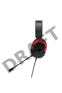 Игровые наушники ASUS TUF Gaming H3  чёрно-красные (7.1 виртуально, 50мм, неодимовые магниты, 32 Ом, 20~20000 Гц, микрофон, USB, PC, Mac, PS4, Nintendo Switch, Xbox One, 90YH02AR-B1UA00)
