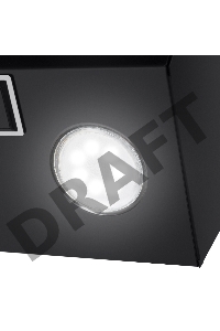 Вытяжка каминная Maunfeld BRIDGE 60 черный управление: кнопочное (1 мотор)