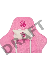 Кресло игровое A4Tech Bloody GC-310 розовый сиденье розовый крестовина