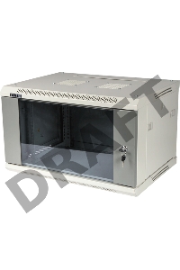 Шкаф настенный серии Pro, 9U 600x450, стеклянная дверь