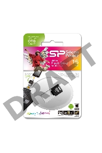 Флеш Диск Silicon Power 16Gb Mobile X20 USB2.0 серебристый
