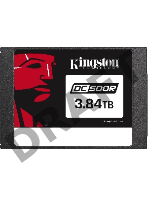 Твердотельный накопитель Kingston 3840GB SSDNow DC500R (Read-Centric) SATA 3 2.5 (7mm height) 3D TLC