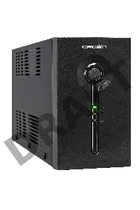 Источник бесперебойного питания CROWN ИБП CMU-SP650EURO {650VA, металл, 1x12V/7AH, розетки 2*EURO+1*IEC bybass} CM000001490