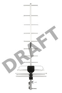 HYUNDAI H-TAE260 серебристый Антенна телевизионная пассивная