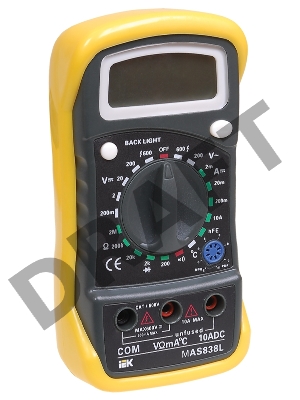 Мультиметр IEK Master MAS838L  цифровой