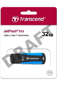 Флеш Диск Transcend 32Gb Jetflash 810 TS32GJF810 USB3.0 черный/синий