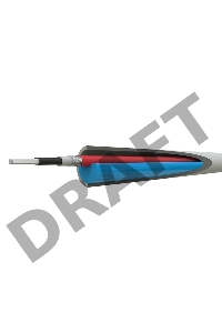 Греющий саморегулирующийся кабель (в трубу) 10HTM2-CT (20м/200Вт)  REXANT