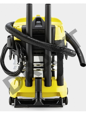Строительный пылесос Karcher WD 4 S V-20/5/22 1000Вт (уборка: сухая/сбор воды) желтый