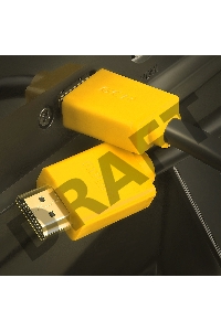 Кабель GCR 3.0m HDMI версия 1.4, черный, желтые коннекторы, OD7.3mm, 30/30 AWG, позолоченные контакты, Ethernet 10.2 Гбит/с, 3D, 4K GCR-HM440-3.0m, экран