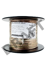 Акустический кабель Cablexpert CC-TC2x0,5-100M, прозрачный, 100 м, на катушке