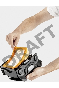 Строительный пылесос Karcher WD 4 V-20/5/22 1000Вт (уборка: сухая/сбор воды) желтый