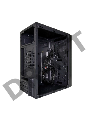 Корпус Minitower Exegate BAA-104U Black, mATX, <AAA350, 80mm>, 2*USB+1*USB3.0, Audio