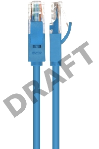 Патч-корд Greenconnect прямой 0.1m, UTP кат.5e, синий, позолоченные контакты, 24 AWG, литой, GCR-LNC01-0.1m, ethernet high speed 1 Гбит/с, RJ45, T568B Greenconnect Патч-корд прямой 0.1m, UTP кат.5e, синий, позолоченные контакты, 24 AWG, литой, GCR-LNC01-0