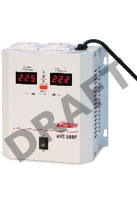 Стабилизатор напряжения Powerman  AVS-500P (220В±8% 500ВА,5А,КПД 98%, циф. индикация вх./вых.)