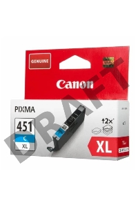 Картридж струйный CLI-451XLC (6473B001) для Canon PIXMA iP7240, MG5440, 6340,  Голубой, 665стр.