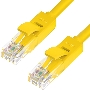 Патч-корд Greenconnect прямой 40.0m, UTP кат.5e, желтый, позолоченные контакты, 24 AWG, литой, GCR-LNC02-40.0m, ethernet high speed 1 Гбит/с, RJ45, T568B Greenconnect Патч-корд прямой 40.0m, UTP кат.5e, желтый, позолоченные контакты, 24 AWG, литой, GCR-LN