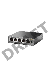 Коммутатор TP-Link SMB TL-SF1005P 5-портовый 10/100 Мбит/с настольный коммутатор с 4 портами PoE 