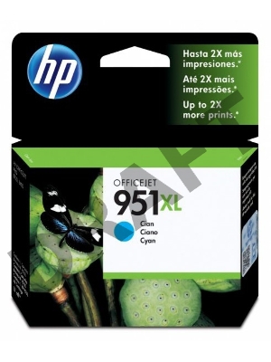 Картридж струйный HP 951XL CN046AE голубой для HP OJ Pro 8100/8600 (1500стр.)