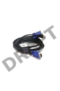 Кабель D-Link DKVM-CU  Кабель KVM длиной 1,8 м с разъемом USB