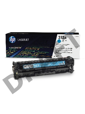 Тонер Картридж HP 312A CF381A голубой для HP CLJ Pro M476 (2400стр.)