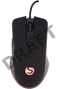 Мышь SunWind SW-M710G черный оптическая (3200dpi) USB для ноутбука (7but)