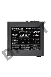 Блок питания Thermaltake Litepower RGB 550W (PS-LTP-0550NHSANE-1) v2.3, A.PFC, 80 Plus , Fan 12 cm, Retail