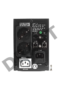 Источник бесперебойного питания CROWN ИБП CMU-SP650EURO {650VA, металл, 1x12V/7AH, розетки 2*EURO+1*IEC bybass} CM000001490