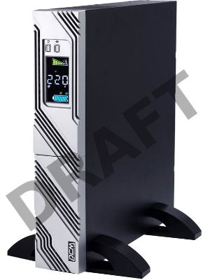 Источник бесперебойного питания Powercom Smart King RT SRT-2000A LCD 1800Вт 2000ВА черный