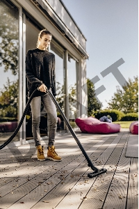 Строительный пылесос Karcher WD 4 V-20/5/22 1000Вт (уборка: сухая/сбор воды) желтый