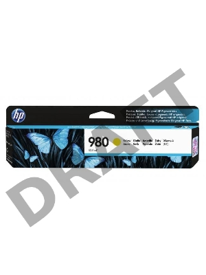 Картридж струйный HP D8J09A желтый для HP OJ Ent X585/X555 (6600стр.)