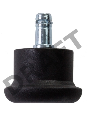 Набор заглушек Бюрократ FootSet35 черный для паркета/ламината