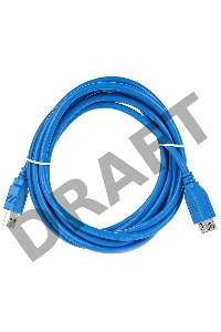 Кабель VCOM VUS7065-3M Кабель удлинительный USB3.0 Am-Af 3m