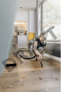 Строительный пылесос Karcher WD 4 V-20/5/22 1000Вт (уборка: сухая/сбор воды) желтый